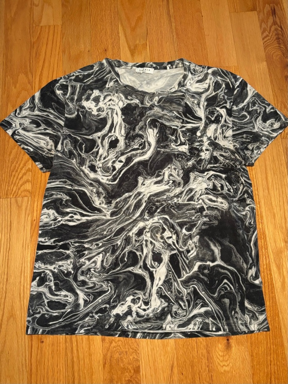 Sandro Paris Runway Print Tshirt